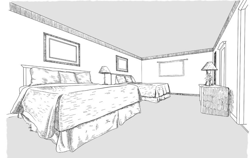 One BDRM Suite Bedroom 1