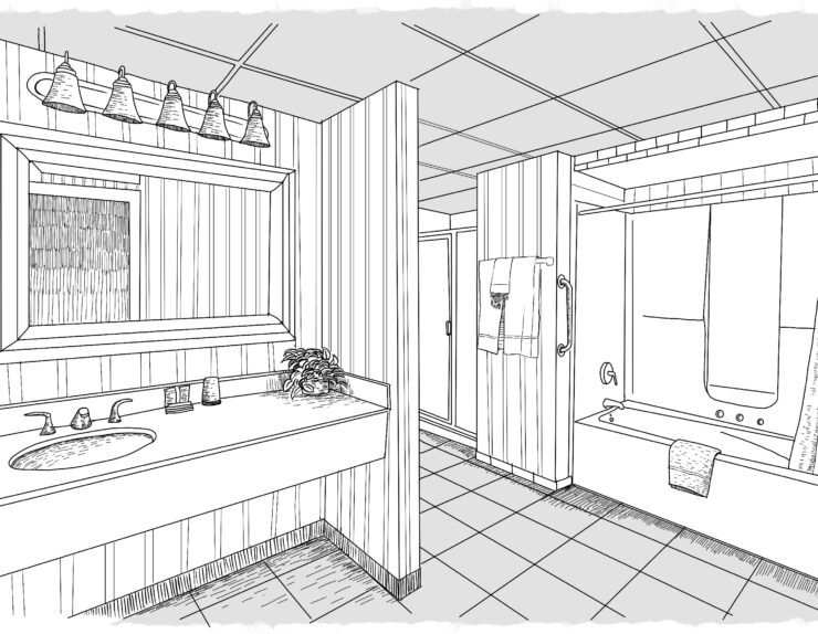 Two BDRM Suite Bathroom 1