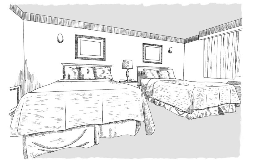 Two BDRM Suite Bedroom2 Doubles