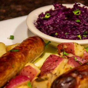 More Than a Meal: Dining Where the Night Lasts Longer 2 German Potatoes Bratwurst 1